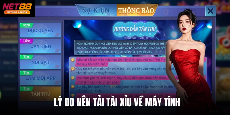 Lý do nên tải Tài xỉu về máy tính